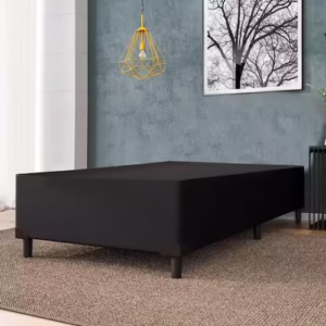 Base Cama Box Solteiro 88x188 Preto - Preto