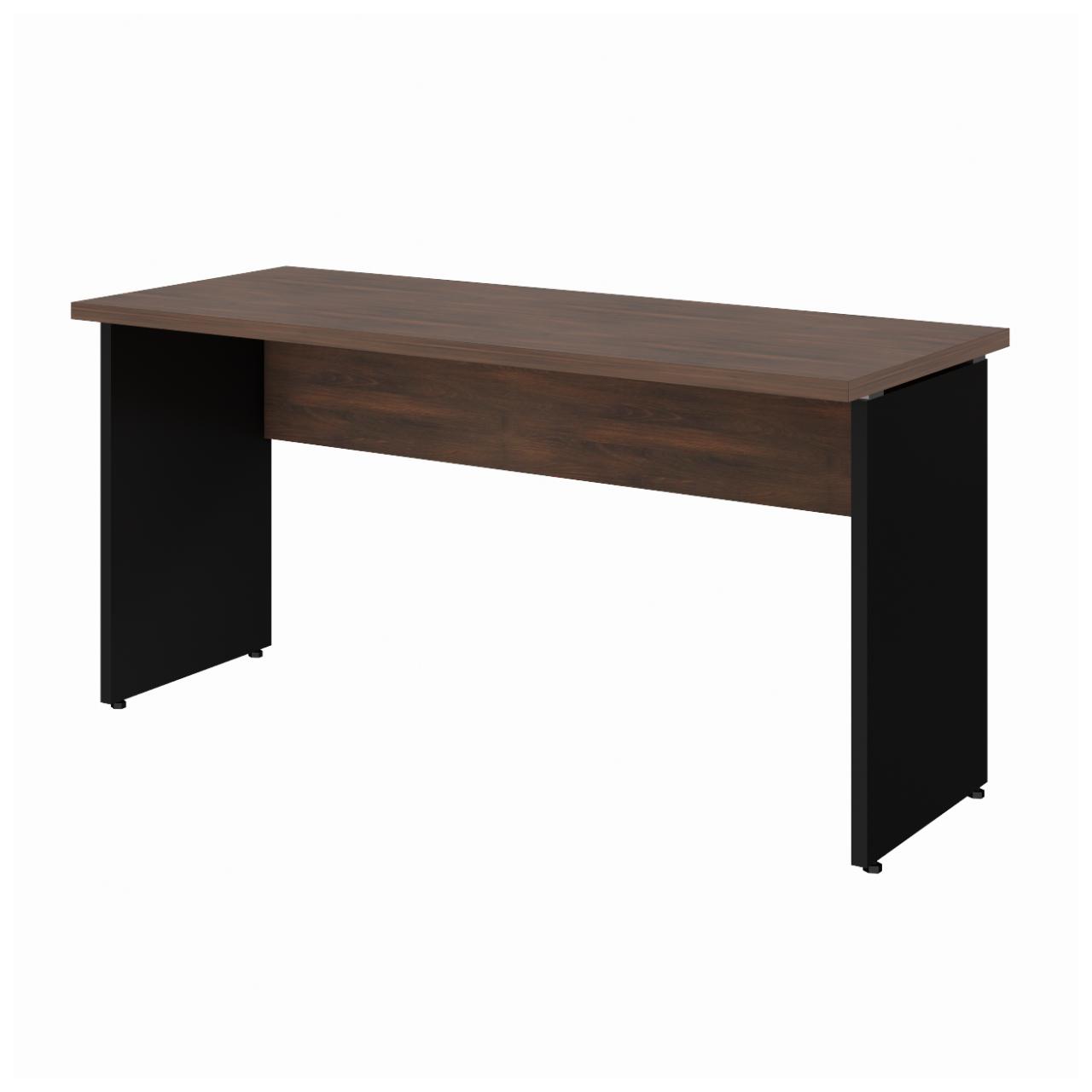 Mesa Escritório 1,50×0,60m – S/ Gavetas MARSALA / PRETO – 23472