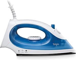 Ferro De Passar A Vapor Elgin Iron Press 2 Em 1 Azul 220v