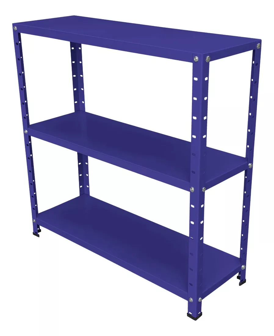 Estante Aço Multi-uso 30cm 3 Prateleiras Colorido